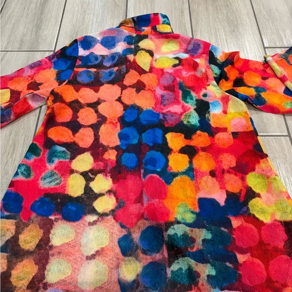 DAMEE WOMENS colorful top bottom T-shirt size M 
Good condition 
20×26 - Picture 4 of 7